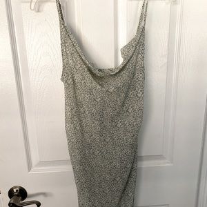 Sage Floral Maxi Dress